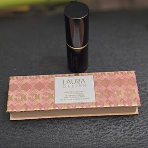 Laura Geller Geller's Greatest Natural Finish Baked Blush Trio Compact &  Brush